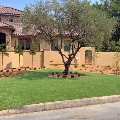 Artificial Grass Installation Eagle Lake, Florida Landscaping, Front Yard Design