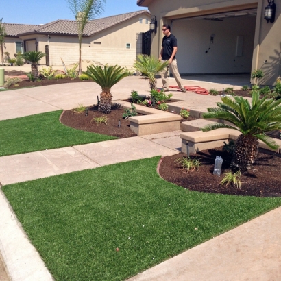 Artificial Lawn The Meadows, Florida Landscape Rock, Front Yard