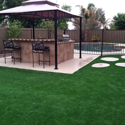 Installing Artificial Grass Zephyrhills South, Florida Lawns, Backyard