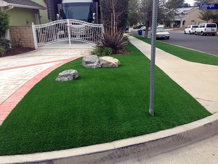 Artificial Turf Installation Charlotte Harbor, Florida City Landscape, Front Yard Landscaping