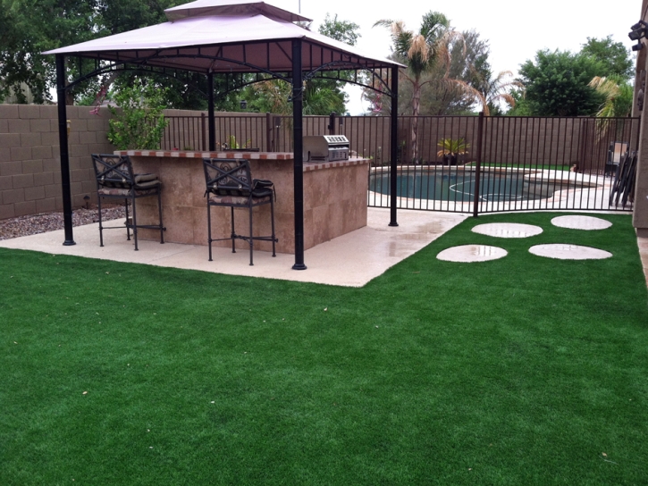 Installing Artificial Grass Zephyrhills South, Florida Lawns, Backyard