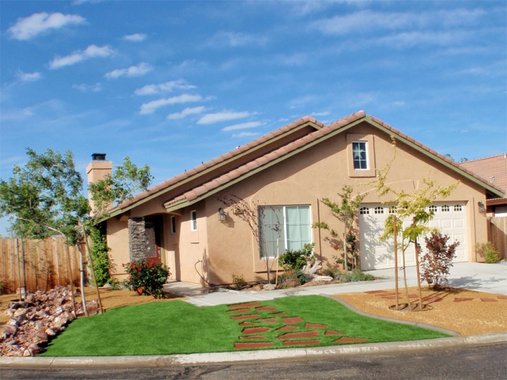 Plastic Grass Arcadia, Florida Paver Patio, Small Front Yard Landscaping